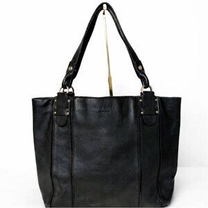 Kate Spade New York Black Leather Small Open Tote Shoulder Bag